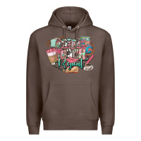 Coffee coffee teach repeat teacher Premium Hoodie - NancyCooperArtShop