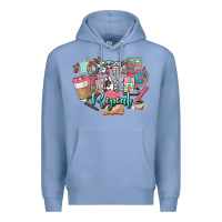 Colony Blue coffee teach repeat teacher Premium Hoodie - NancyCooperArtShop