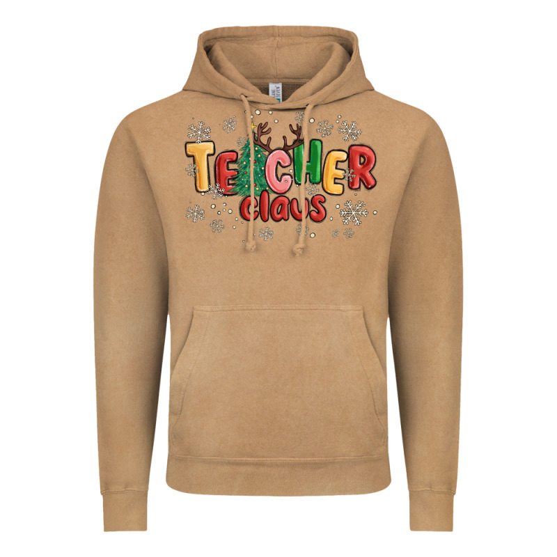 Teacher Claus Vintage Hoodie by MaliasSmallBusiness | Teevron
