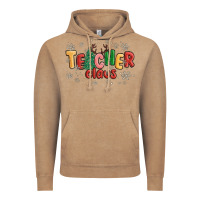 Vintage Coffee teacher claus Vintage Hoodie - MaliasSmallBusiness