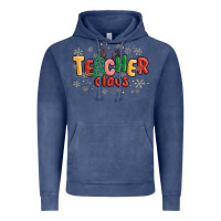 Vintage Denim teacher claus Vintage Hoodie - MaliasSmallBusiness