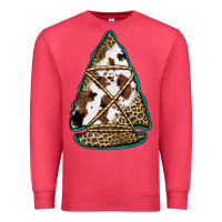 Cardinal cowhide leopard arrowhead Premium Sweatshirt - Jasminsmagicworld