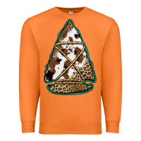 Carrot cowhide leopard arrowhead Premium Sweatshirt - Jasminsmagicworld