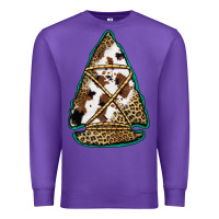 Purple cowhide leopard arrowhead Premium Sweatshirt - Jasminsmagicworld