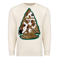 Sandshell cowhide leopard arrowhead Premium Sweatshirt - Jasminsmagicworld