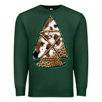 Sports Green cowhide leopard arrowhead Premium Sweatshirt - Jasminsmagicworld