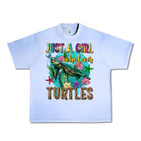 Grape Ice just a girl who loves turtles Urban Heavy Tee - texasbilliewilder