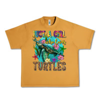 Peanut Butter just a girl who loves turtles Urban Heavy Tee - texasbilliewilder