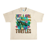 Sandshell just a girl who loves turtles Urban Heavy Tee - texasbilliewilder