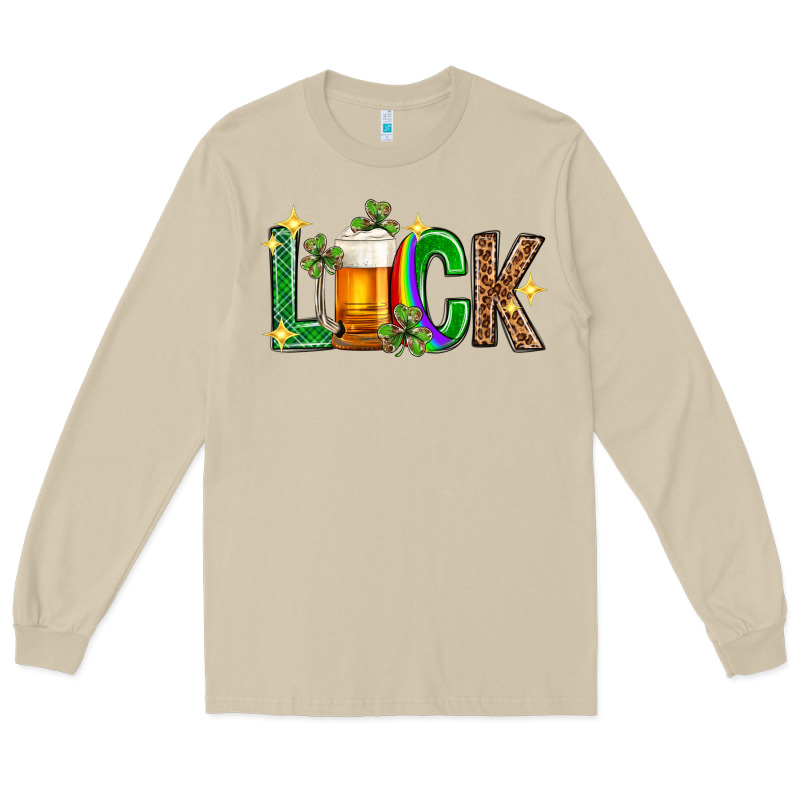 St. Patrick's Day Luck Beer Long Sleeve Tee by Neo Western | Teevron