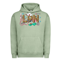 Pigment Oil Green LPN Certified Nursing Assistant Urban Hoodie - LillyAllenDesigns