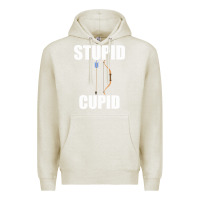 Oatmeal Heather Studip Cupid Premium Hoodie - Bettercallsaul