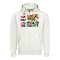 Oatmeal Heather mu first birthday Zipper Hoodie - AdoDesignShop