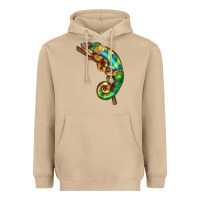 Mushroom Chameleon Lizard Illustrations Heavyweight Hoodie - LillyAllenDesigns