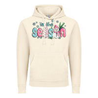 Vintage Artic tis the season snowman and christmas cake Vintage Hoodie - MaliasSmallBusiness