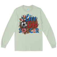 Matcha live love soccer Long Sleeve Tee - HRA Design Shop