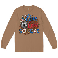 Live Love Soccer Long Sleeve Tee | Teevron