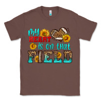 Chestnut my heart is on that field american football Classic Tee - HRA Design Shop