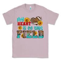 Lilac my heart is on that field american football Classic Tee - HRA Design Shop