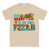 Mushroom my heart is on that field american football Classic Tee - HRA Design Shop
