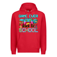 Red game over back to school Premium Hoodie - NancyCooperArtShop
