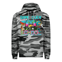 Slate Camo game over back to school Premium Hoodie - NancyCooperArtShop