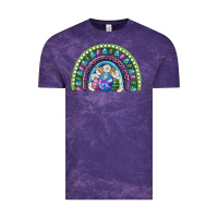 Cloud Purple easter rainbow Vintage Tee - RanaPortraitStore