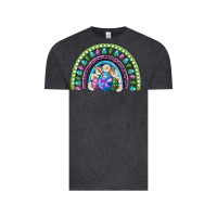 Vintage Black easter rainbow Vintage Tee - RanaPortraitStore
