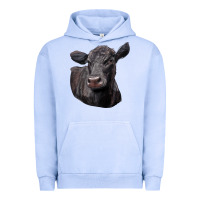 Pigment Grape Ice Black Angus Cow Illustrations Urban Hoodie - LillyAllenDesigns