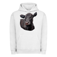 Pigment Lunar Rock Black Angus Cow Illustrations Urban Hoodie - LillyAllenDesigns