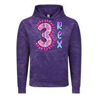 Cloud Purple 3 rex pink dinosaur Vintage Hoodie - MaliasSmallBusiness