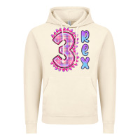 Vintage Artic 3 rex pink dinosaur Vintage Hoodie - MaliasSmallBusiness