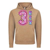 Vintage Coffee 3 rex pink dinosaur Vintage Hoodie - MaliasSmallBusiness