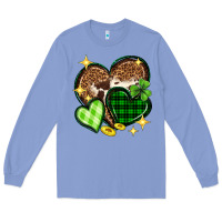 Colony Blue St. Patrick's Day hearts Long Sleeve Tee - Neo Western