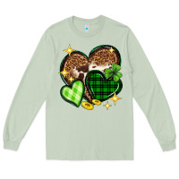 Matcha St. Patrick's Day hearts Long Sleeve Tee - Neo Western