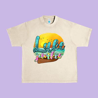 Lake Junkie Urban Heavy Tee Designed By Texasbilliewilder