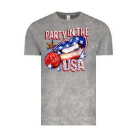 Cloud Rock party in the usa billie wilder Vintage Tee - texasbilliewilder