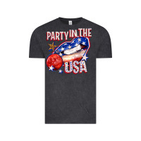 Vintage Black party in the usa billie wilder Vintage Tee - texasbilliewilder