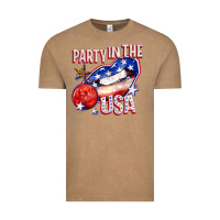 Vintage Coffee party in the usa billie wilder Vintage Tee - texasbilliewilder