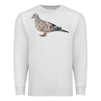 Oatmeal Heather American Dove Premium Sweatshirt - LillyAllenDesigns