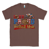 Chestnut loud and proud football mom Classic Tee - HRA Design Shop