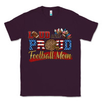 Plum loud and proud football mom Classic Tee - HRA Design Shop