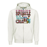 Oatmeal Heather it takes a lot of sparkle to be a cna Zipper Hoodie - JahusDesignShop