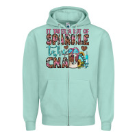 Seafoam it takes a lot of sparkle to be a cna Zipper Hoodie - JahusDesignShop