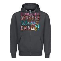 Smoke it takes a lot of sparkle to be a cna Zipper Hoodie - JahusDesignShop