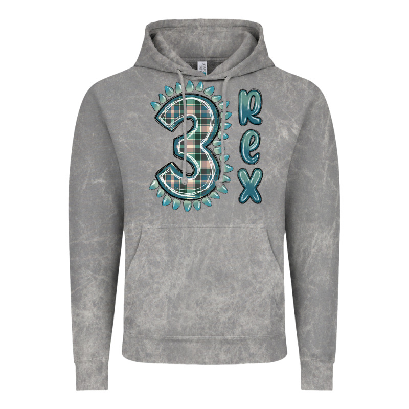 3 Rex Green Dinosaur Vintage Hoodie by MaliasSmallBusiness | Teevron