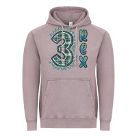 Vintage Zinc 3 rex green dinosaur Vintage Hoodie - MaliasSmallBusiness