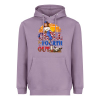 Lavender Chill the fourth out 4th of july Heavyweight Hoodie - NancyCooperArtShop