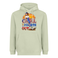 Matcha Chill the fourth out 4th of july Heavyweight Hoodie - NancyCooperArtShop