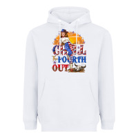 White Chill the fourth out 4th of july Heavyweight Hoodie - NancyCooperArtShop